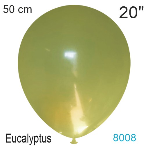 eucalyptus luftballon 50 cm, vintage-farbe