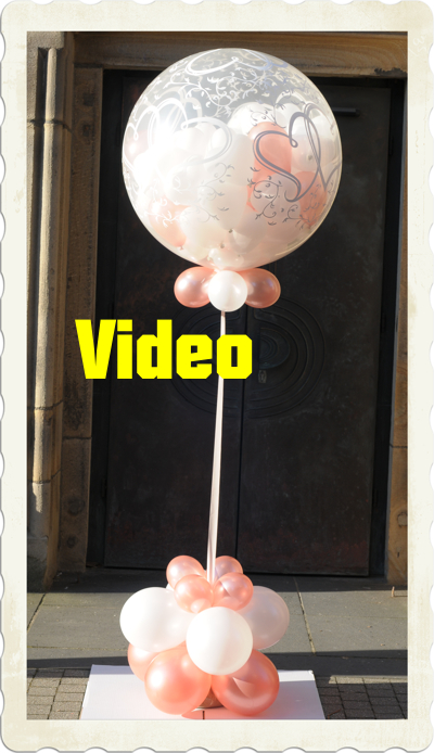 30 Hochzeit Luftballons Just Married elfenbein metallic groß für Helium geeignet 