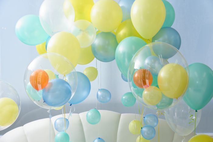 Latex-Luftballons durchsichtig kristallklar besondere Ballons Partydekoration 