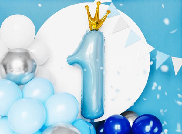 Folienballon-Zahl-1-Blau-Luftballon-Geschenk-Geburtstag-Jubilaeum-Firmenveranstaltung