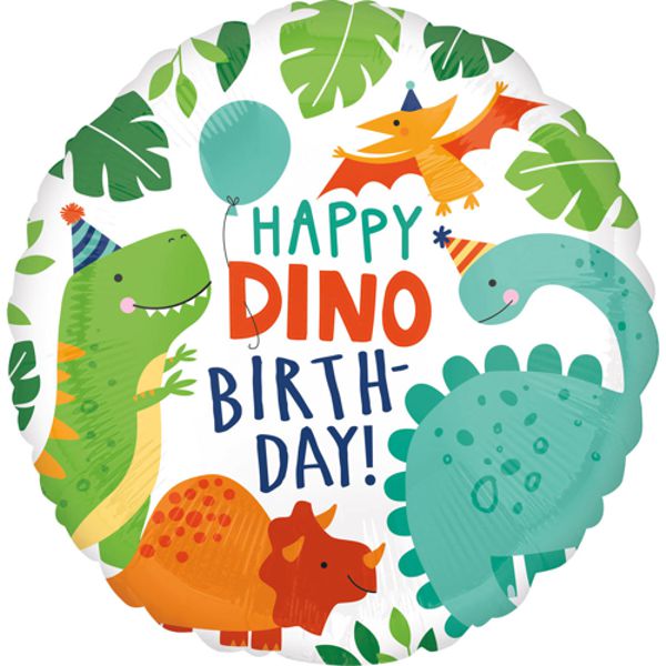 Folienballon-Dinosaurier-Luftballon-Geschenk-zum-Kindergeburtstag-Dino-Party