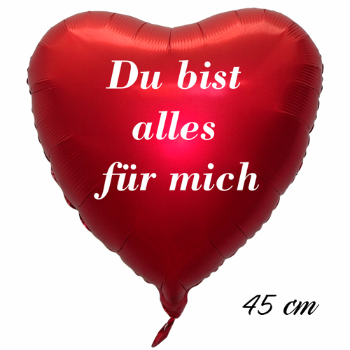 Für alles mich bist du Alles, was