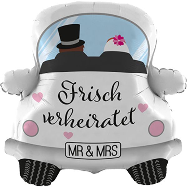 Folienballon-Mr-and-Mrs-Auto-Luftballon-Shape-zur-Hochzeit-Geschenk-Hochzeitsdekoration