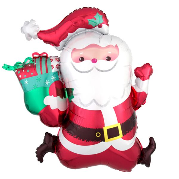 Folienballon-Weihnachtsmann-mit-Tannenbaum-Luftballon-Geschenk-zu-Weihnachten-Nikolaus-Baerchen