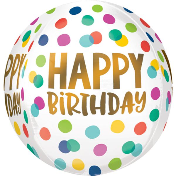 Folienballon-Orbz-Happy-Birthday-Konfetti-Luftballon-Kugel-Geschenk-zum-Geburtstag