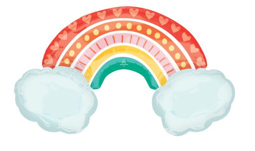 Folienballon-Regenbogen-irisierend-Luftballon-Partydekoration-Geschenk-Geburtstag