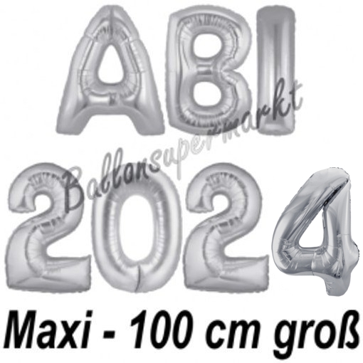 Folienballons-Abi-2024-Silber-100-cm-Dekoration-Abitur