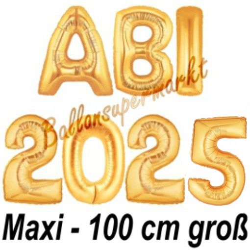Folienballons-Abi-2025-Gold-100-cm-Dekoration-Abitur