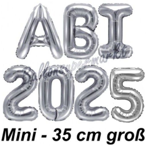 Folienballons-Abi-2025-Silber-35-cm-Dekoration-Abitur-Luftfuellung