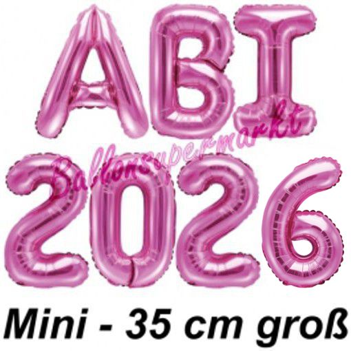 Folienballons-Abi-2026-Pink-35-cm-Dekoration-Abitur-Luftfuellung