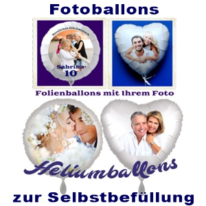 Fotoballons zur Sebstbefüllung ohne Helium
