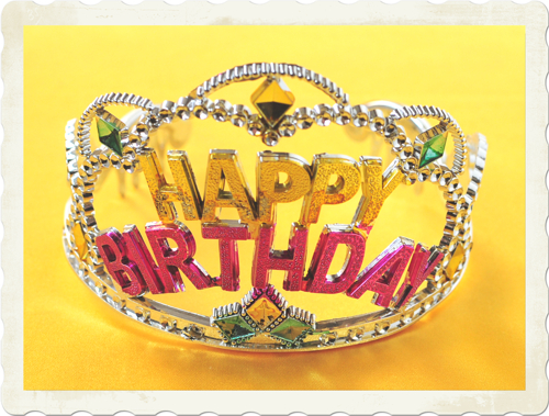 Geburtstagkrone, Happy Birthday, Kopfschmuck zur Geburtstagsparty