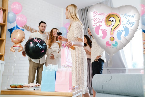 Gender Reveal Party Luftballons