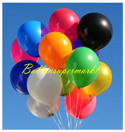 Luftballons 48 cm bis 51 cm Partydeko, Ballondeko, Festdekoration