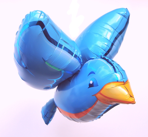 Großer 3D Vogel Luftballon aus Folie