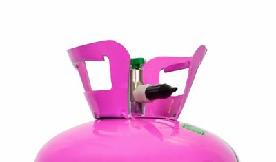 Helium Einwegbehälter mit Ventil