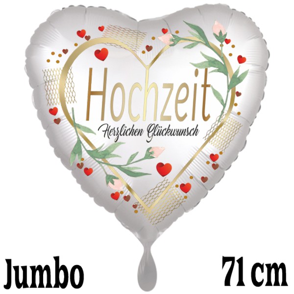 Folienballon-Jumbo-Hochzeit-Herzlichen-Glueckwunsch-Geschenk-Luftballon-Hochzeit-Dekoration
