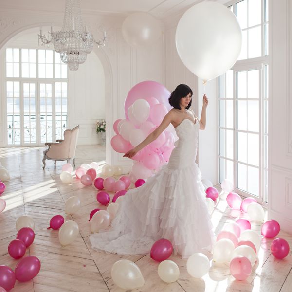 Hochzeit mit Luftballons