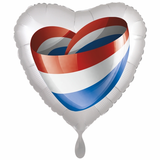 Holland Herzballon mit Ballongas