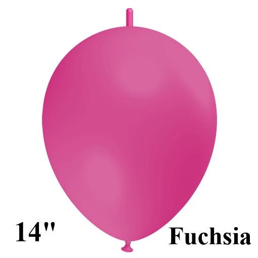 Kettenballon 35 cm, fuchsia