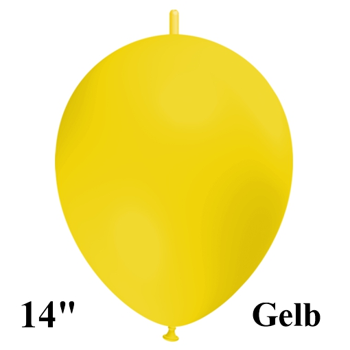 Kettenballon 35 cm, gelb