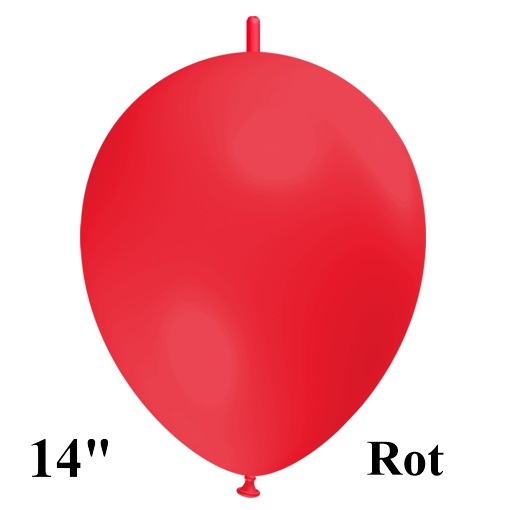 Kettenballon 35 cm, rot