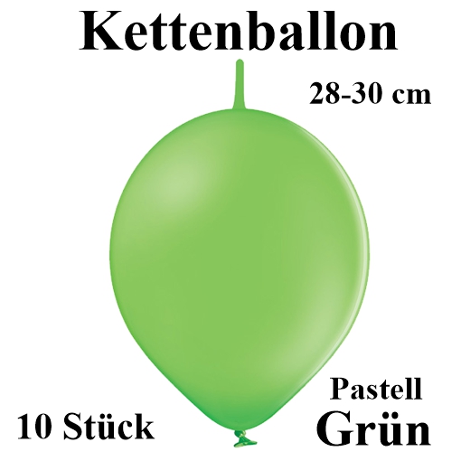 Kettenballon 28-30 cm, grün