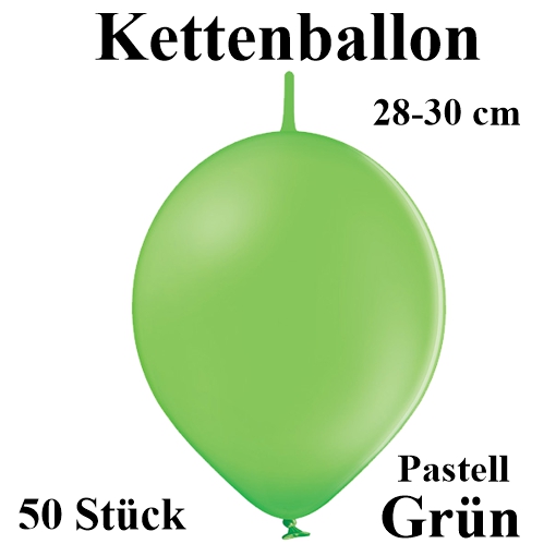 Kettenballon 28-30 cm, grün