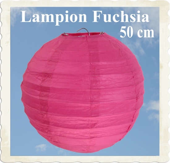 XL Lampion, 50 cm, Fuchsia
