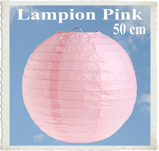 XL Lampion, 50 cm, Pink