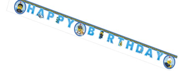 Letterbanner-Lego-City-Partydekoration-Lego-Tischdeko-zum-Kindergeburtstag