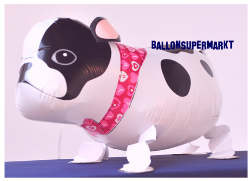 Airwalker Ballon mit Helium: Bulldogge