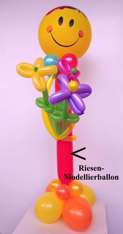 Luftballonfigur mit einem Riesen-Modellierballon