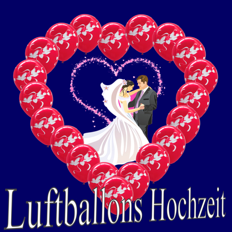 luftballons hochzeit