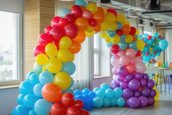 Pastell-Luftballons im Sonderangebot