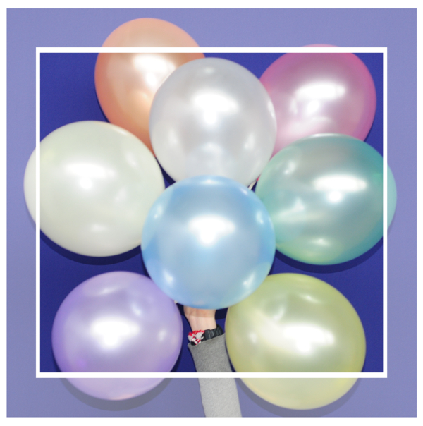 Luftballons Perlmutt, 25er