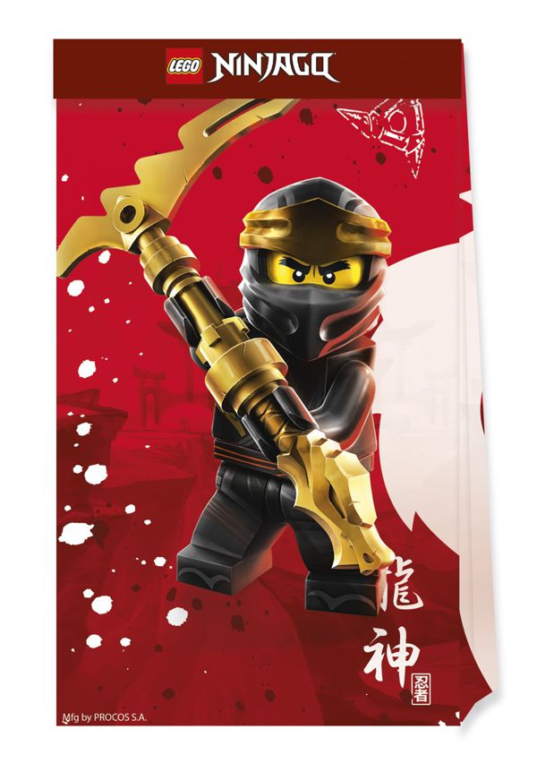 Partybecher-Lego-Ninjago-Partydekoration-Ninjago-Tischdeko-zum-Kindergeburtstag