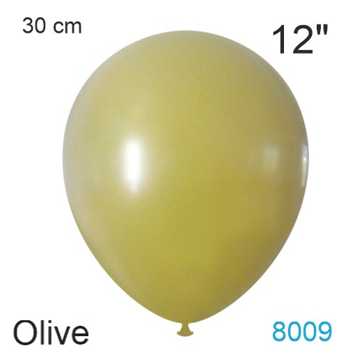 olive luftballon 30 cm, vintage-farbe