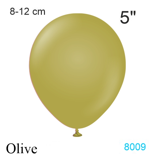 olive luftballon 8-12 cm, vintage-farbe