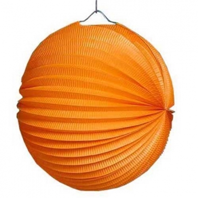 Orangene Laterne