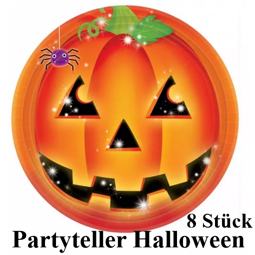 partyteller-halloween kürbis