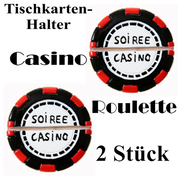 Roulette Casino Tischkartenhalter