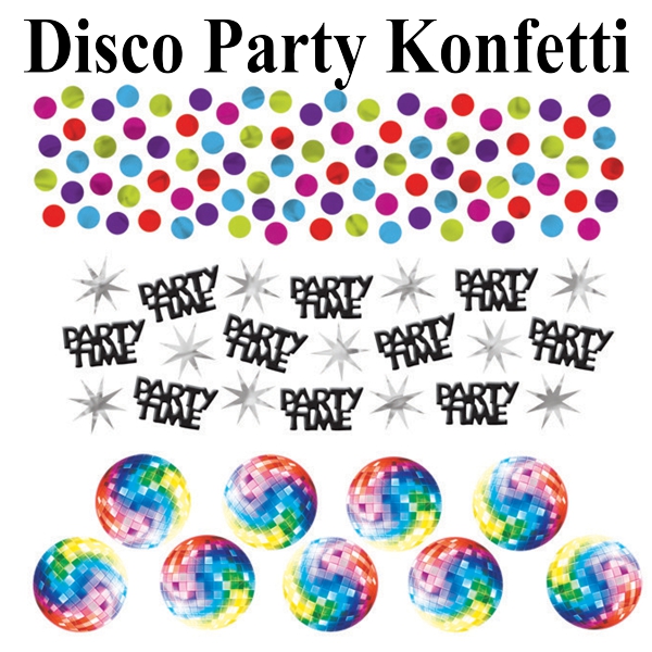 Disco-Party/Konfetti-Disco-Party-70er-Jahre-Disco-Fever-Mottoparty-Partydekoration