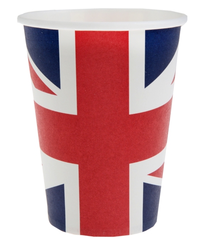 England Becher, Tischdeko England-Party