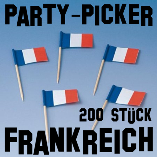 Party Flaggenpicker Frankreich