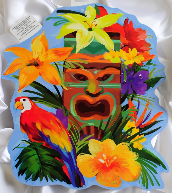 Tiki Tropics Cut Out Hänge-Dekoration Hawaii-Party