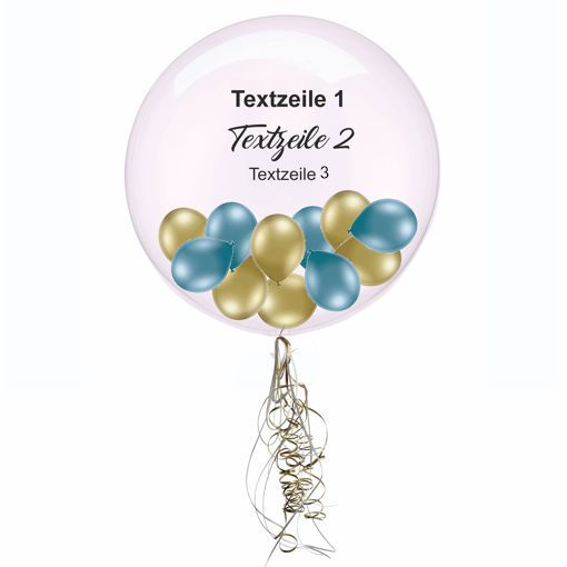 Bubble Ballon mit Namen und Texten personalisiert Bubble Ballon mit Namen und Texten personalisiert