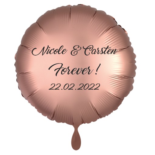 personalisierter-rundluftballon-satin-gold