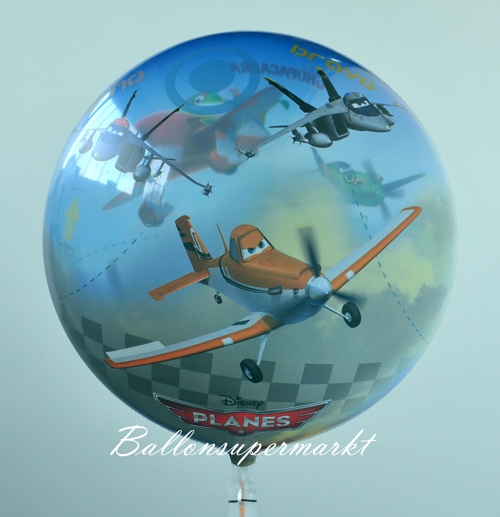 Planes Luftballon aus der Serie Bubbles, Ballon ohne Helium