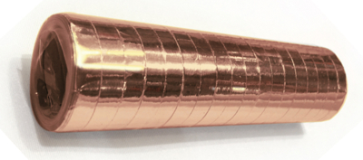 luftschlangen roseegold metallic 1 rolle
